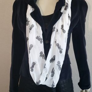Sheer Motorcycle infinity scarf Gift